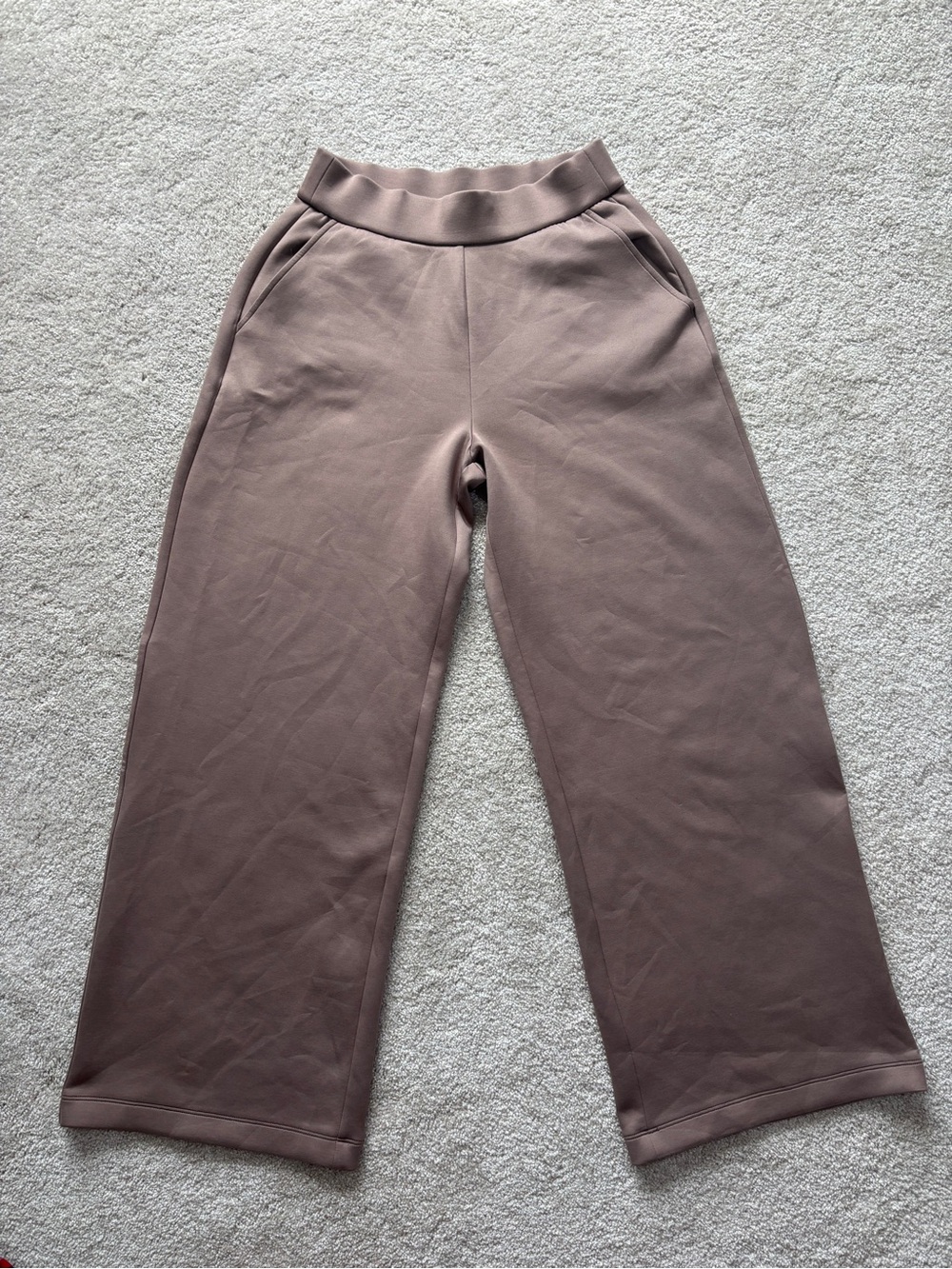 Beyond Yoga In The Flow Wide Leg Pant Taupe size XS - Picture 4 of 13